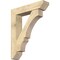 Ekena Millwork Balboa Slat Rough Sawn Bracket w/ Offset Brace, Douglas Fir, 8"W x 36"D x 44"H BKT0806X36X44BOA06RDF - alternate 1